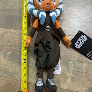 NWT Star Wars Ahsoka Tano Plush - Orange, Brown, and Blue